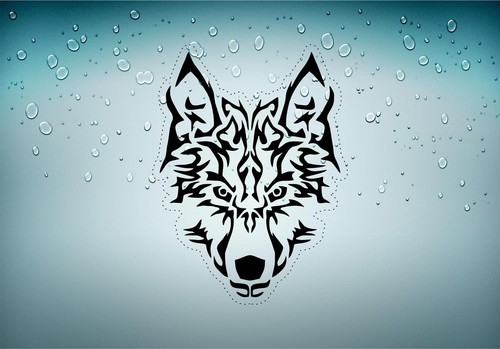 Aufkleber auto motorrad - motorrad, wolf