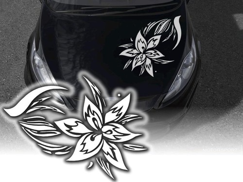 Auto aufkleber blumen - aufkleber,