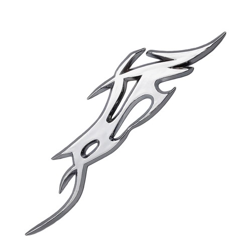 Chrom aufkleber tribal - 3d,