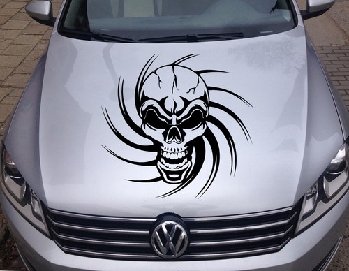 Autoaufkleber tribal skull - autoaufkleber,