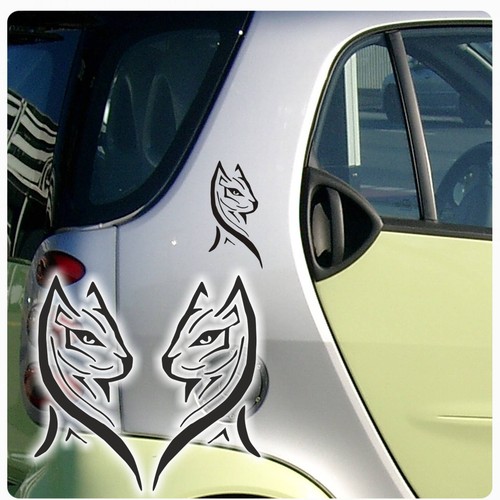 Auto aufkleber katze tribal - auto,