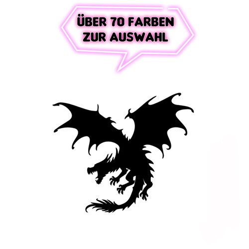 Auto aufkleber drache dragon - aufkleber,