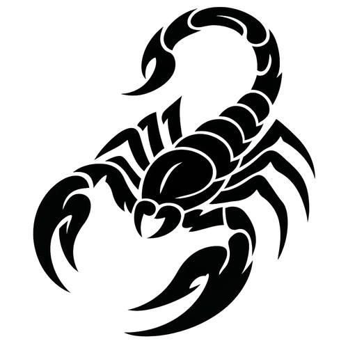 Tribal skorpion 9x9 - tribal, cm