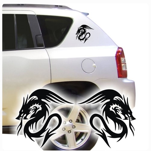 Drache autoaufkleber tribal - autoaufkleber,