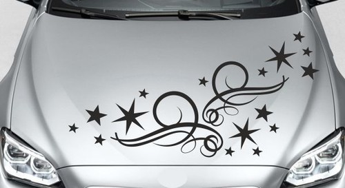 Aufkleber motorhaube auto car - auto,